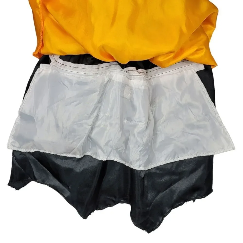 Orange & Black Girl Halloween Costume Size M
